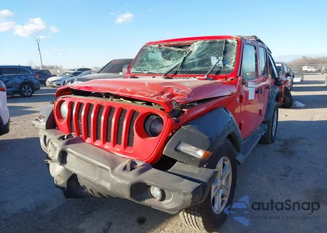 2019 Jeep Wrangler Unlimited Sport S 4X4 z USA, uszkodzony, nr VIN 1C4HJXDN6KW644911
